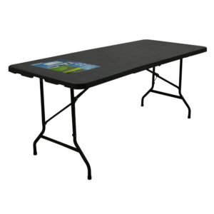 HOMER Wood Grain 6ft. Folding Table HOMHQM180