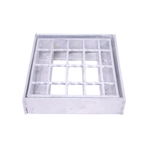 CRESTON Galvanized Drainage Grate with Frame 8" X 8" FQ-8802