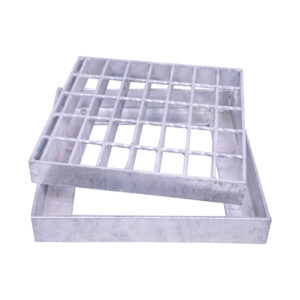 CRESTON Galvanized Drainage Grate with frame 12" X 12" (FQ-8822)