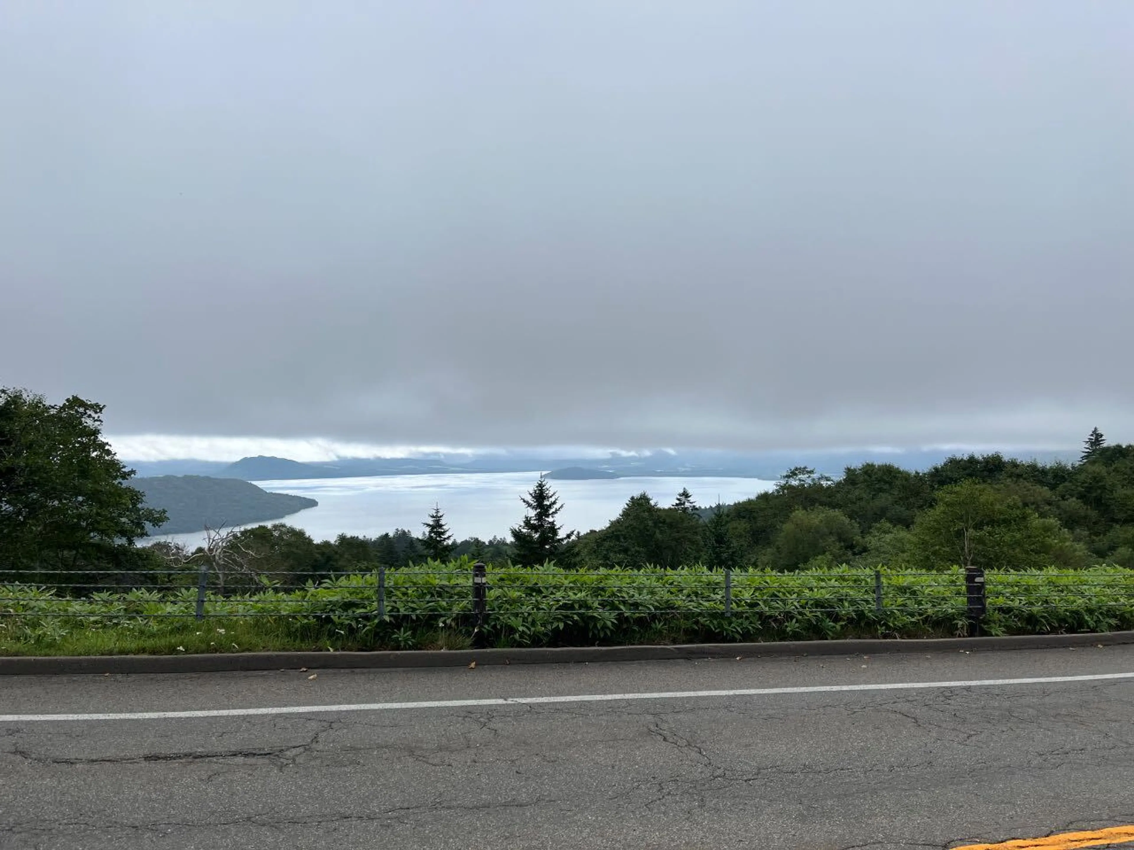 曇天の美幌峠