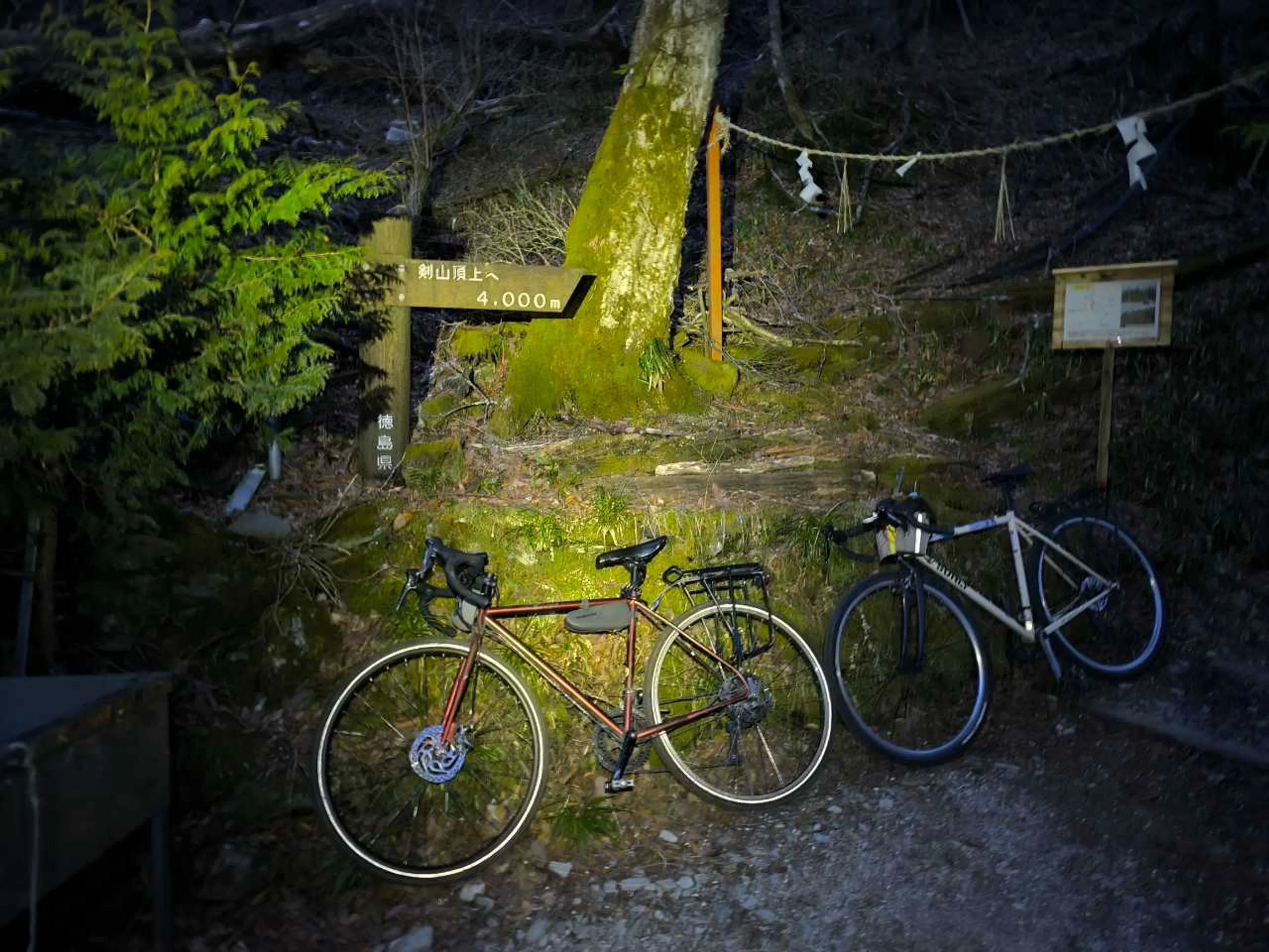 翌朝、登山開始