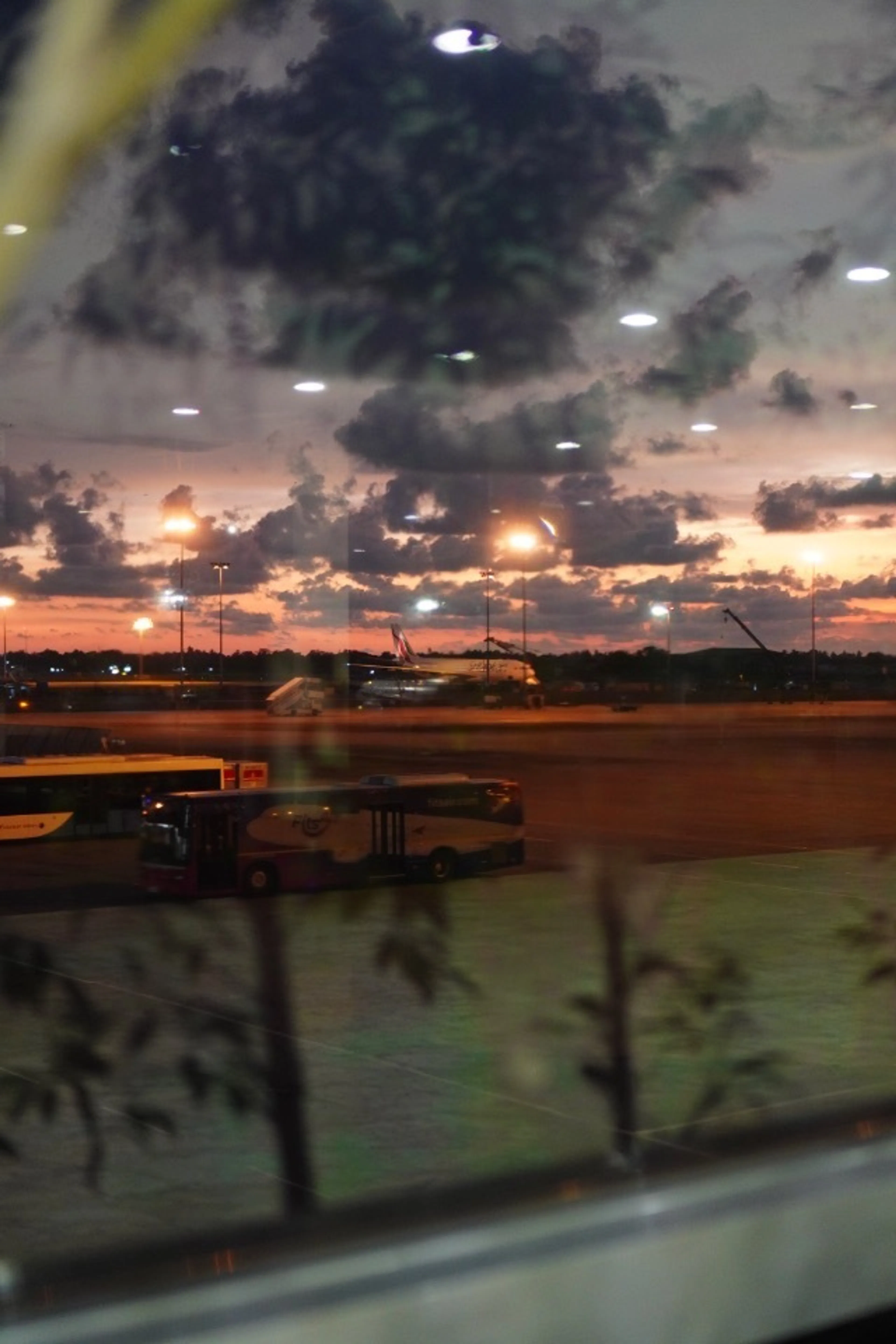 スリランカとお別れする時の写真。
夕焼けが綺麗だった。