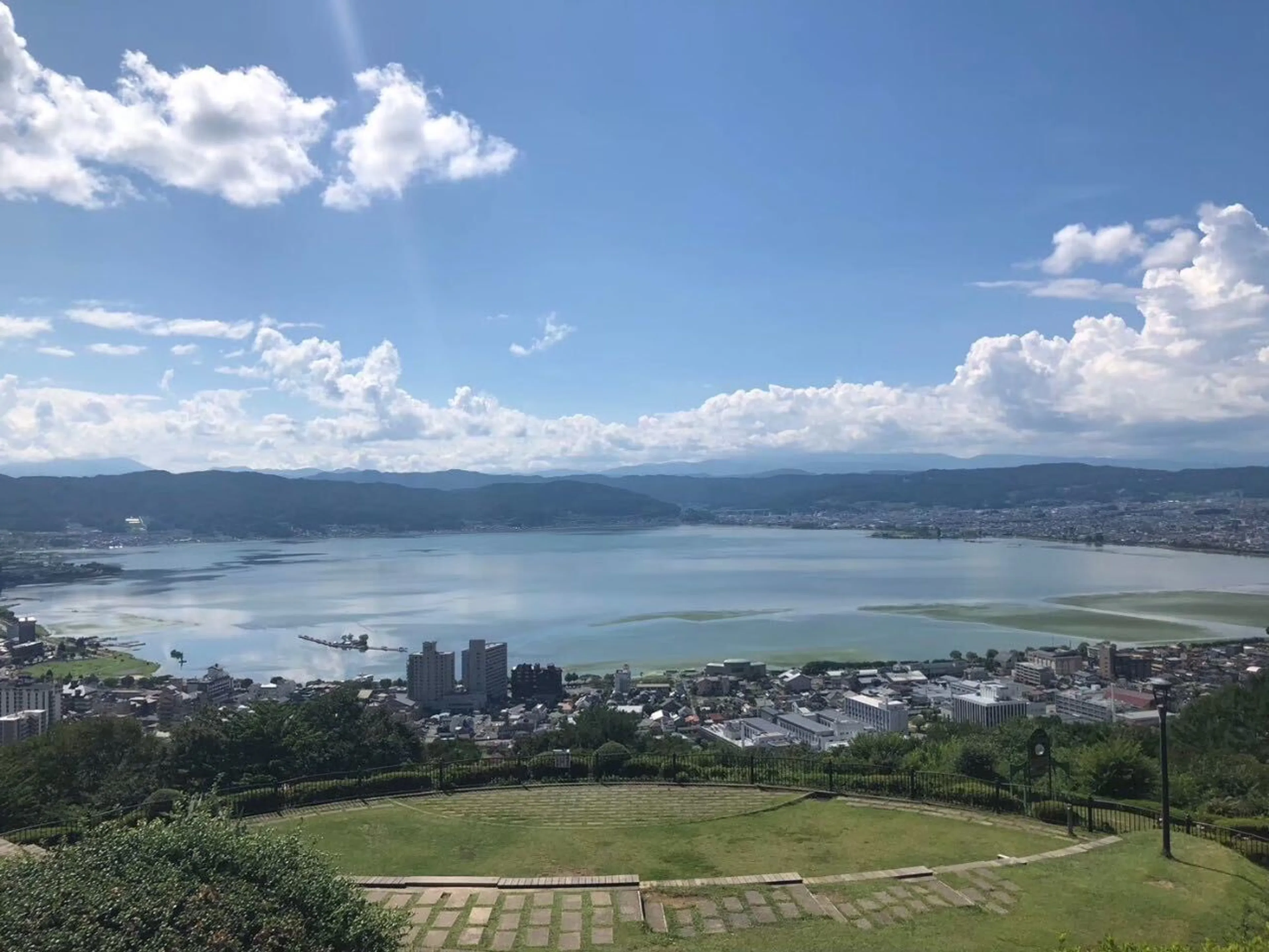 ここは雄一涙が出た場所（立石公園）