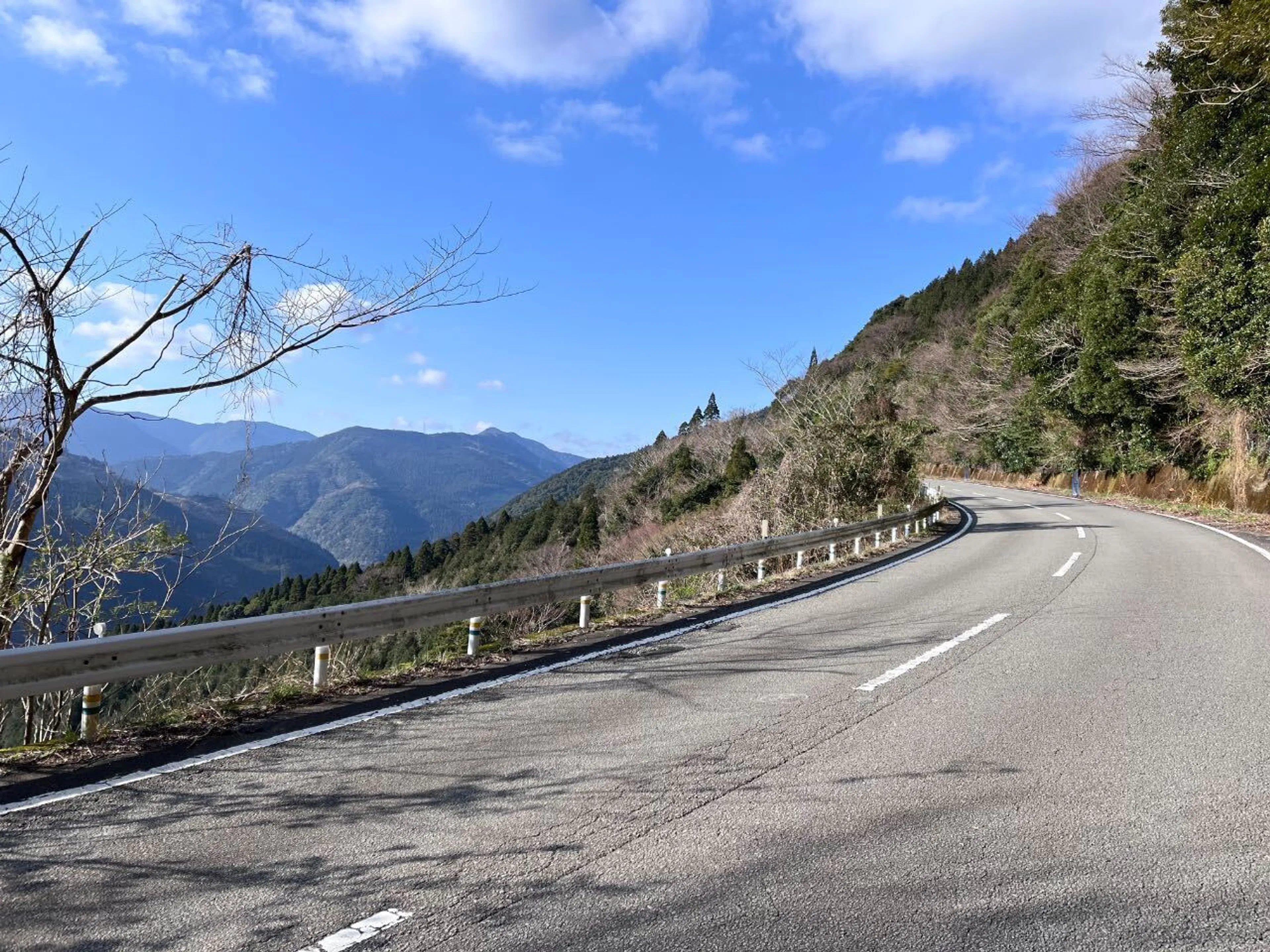 都城を出た辺り
