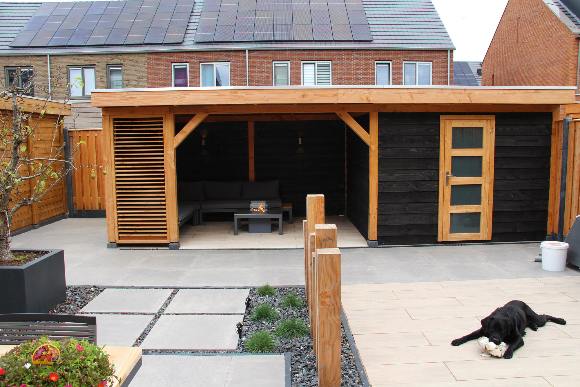 Project moderne achtertuin