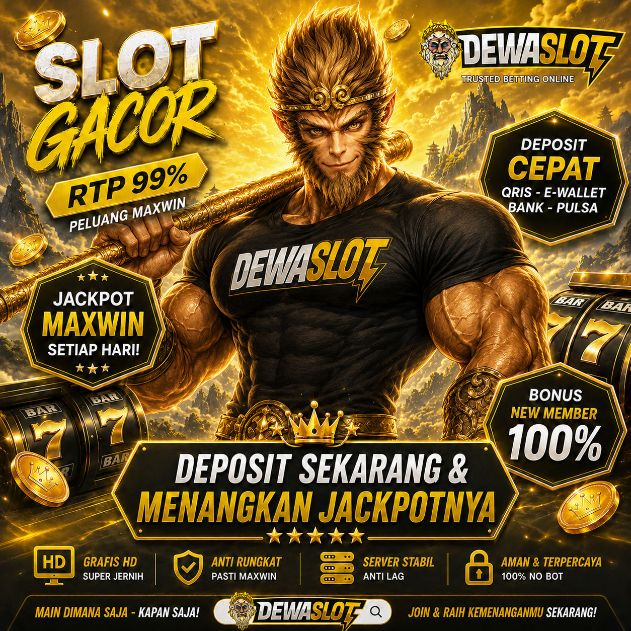 DEWASLOT: Link Situs Slot Gacor Hari Ini dan Togel Online Terlengkap & Terpercaya