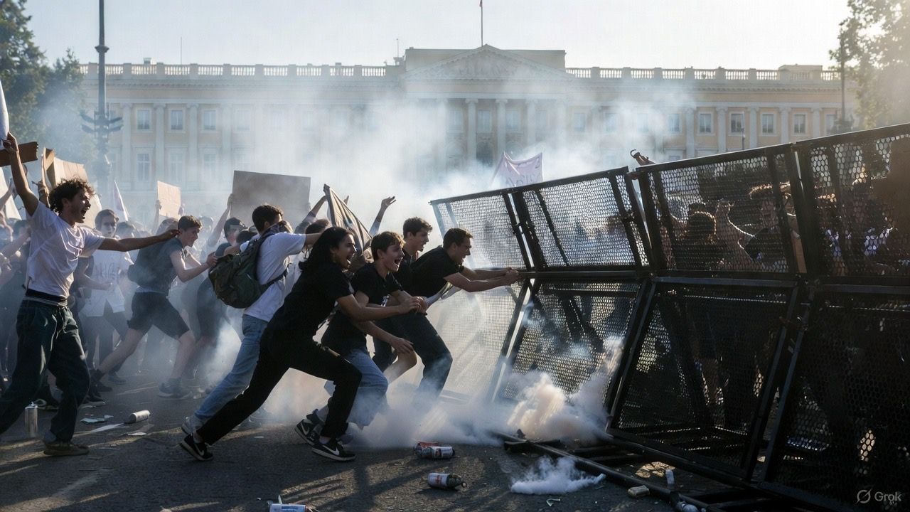 Invasão Palácio México: Lição do 8 de Janeiro BR Protestos Geração Z México Palácio Nacional 2025