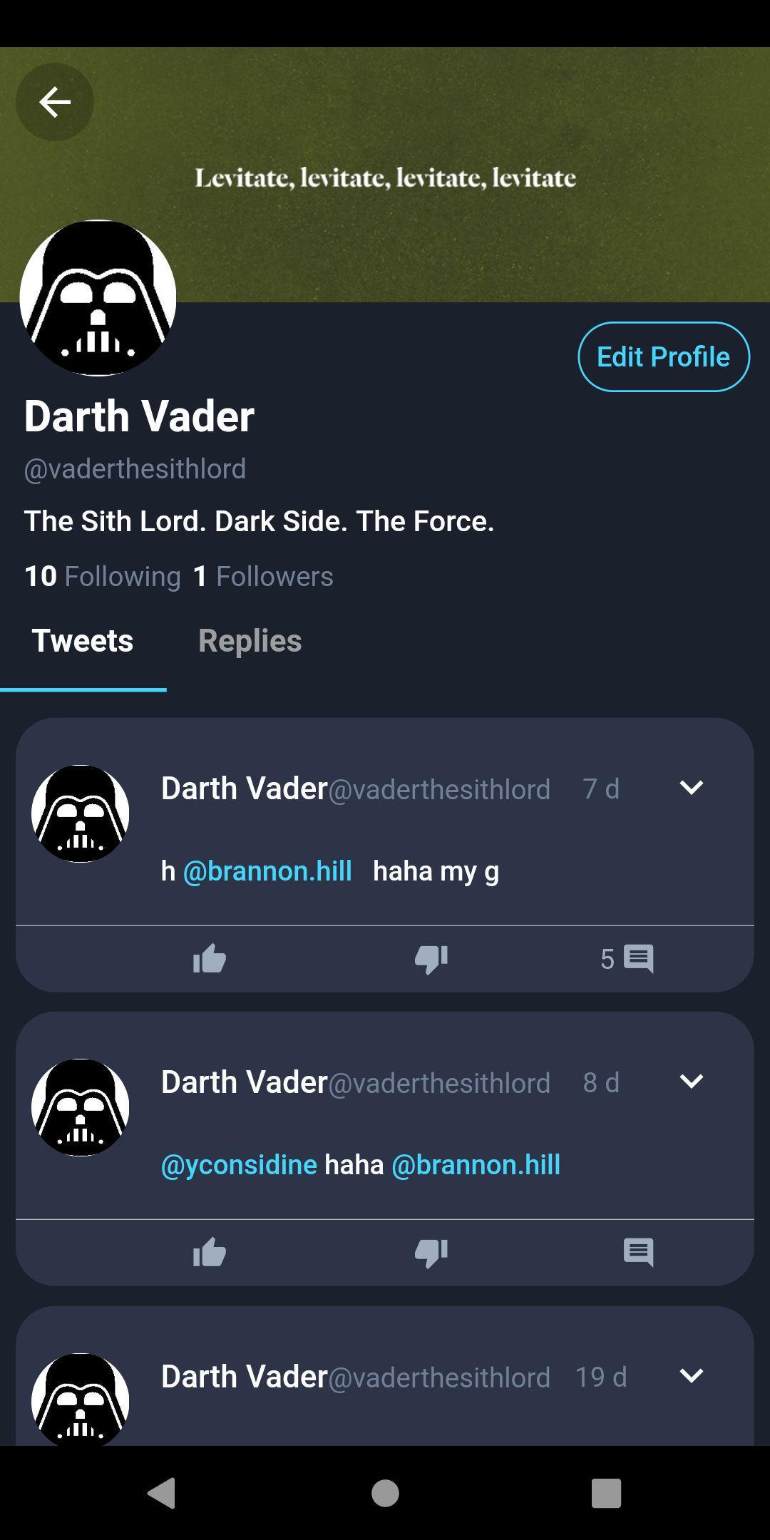 Profile Screen