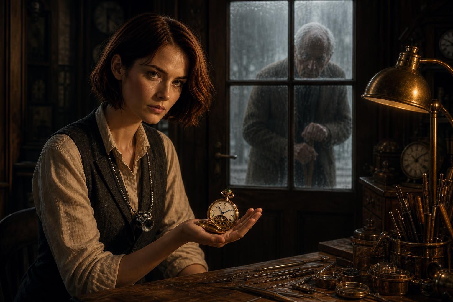 The Watchmaker's Silent Witness part 2 scene