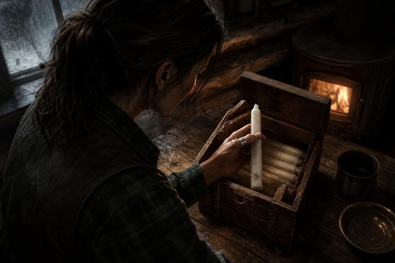 The Candle That Counts Your Breath part 1 illustration