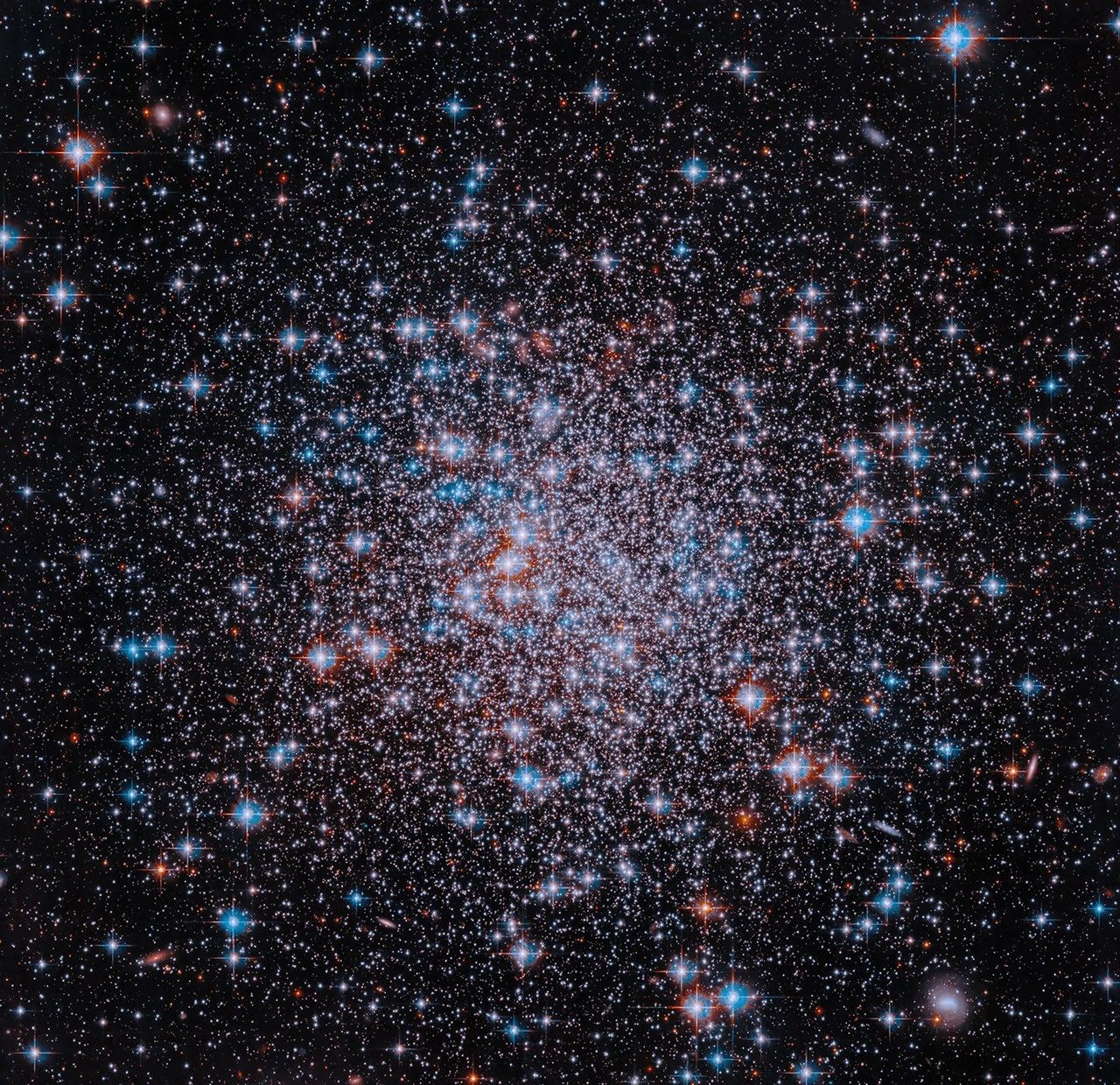 Hubble Captures Stellar Sparkler in Ancient Globular Cluster NGC 6426 for US 250th Anniversary