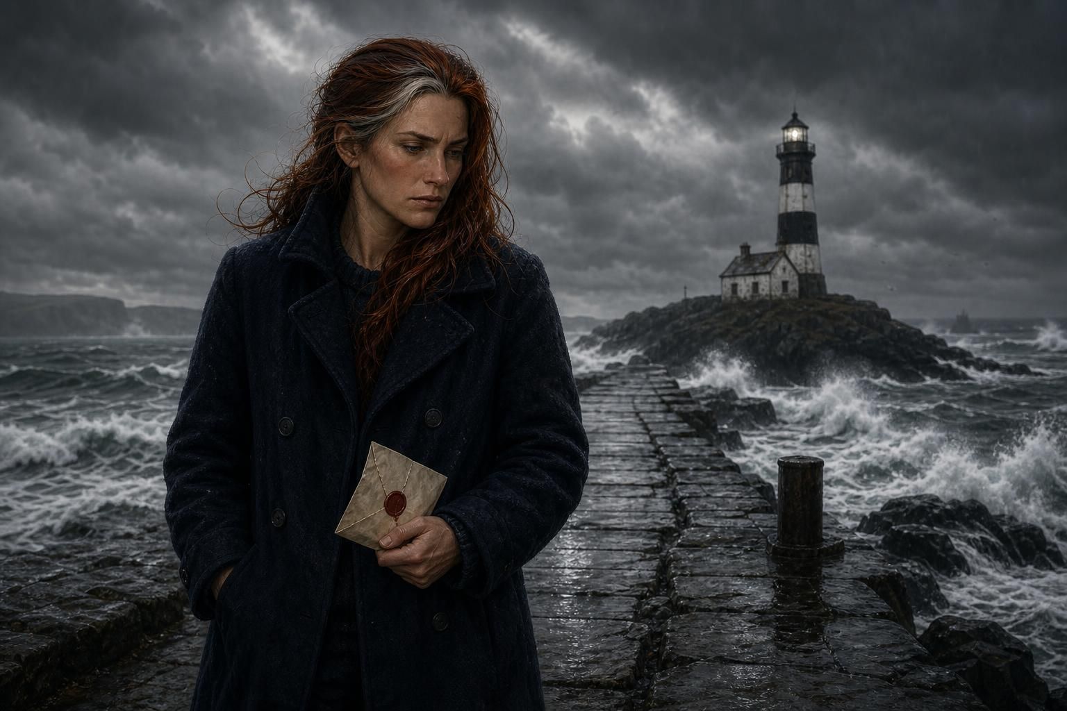 The Last Letter from the Lighthouse Keeper's Wife part 1 scene