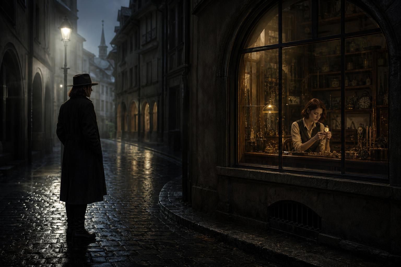 The Watchmaker's Silent Witness part 1 scene