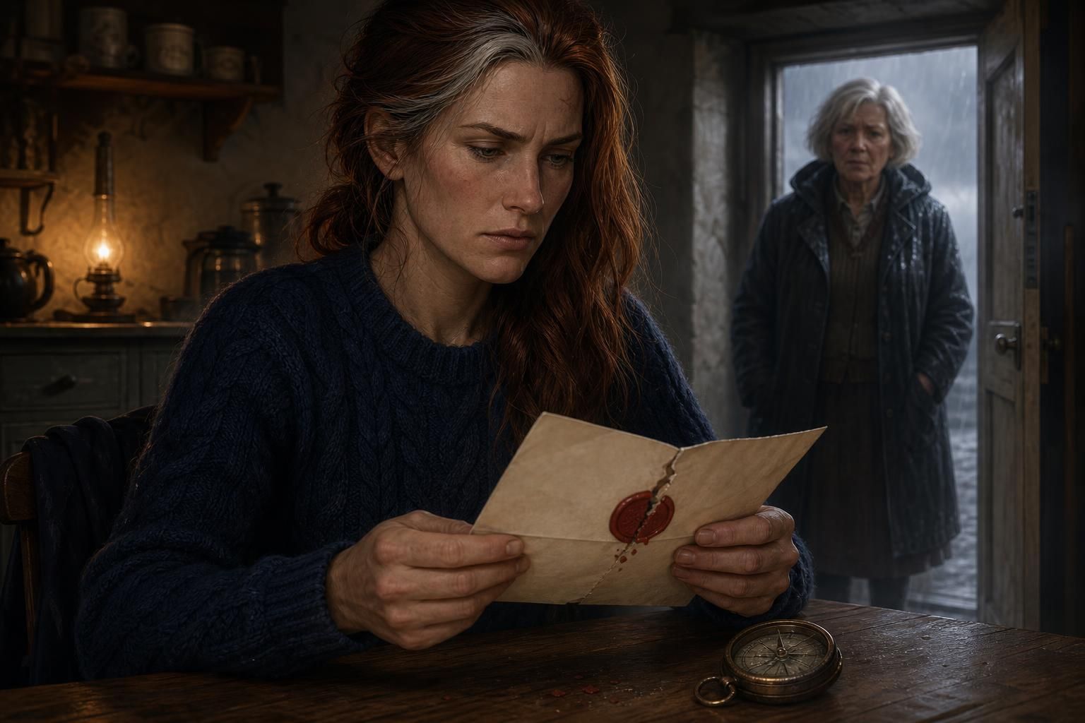 The Last Letter from the Lighthouse Keeper's Wife part 1 illustration