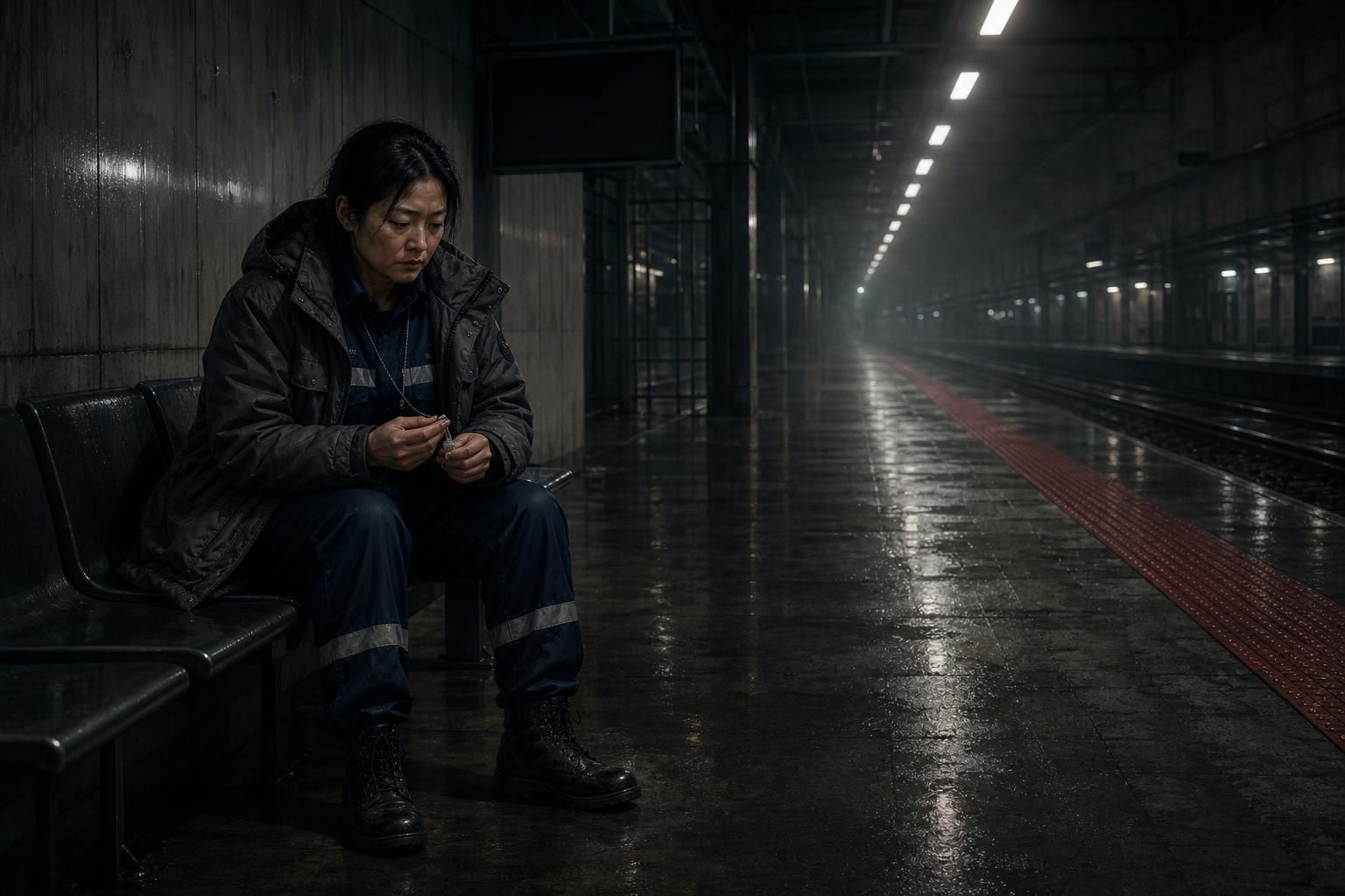 The Man Who Never Left the Platform part 3 scene