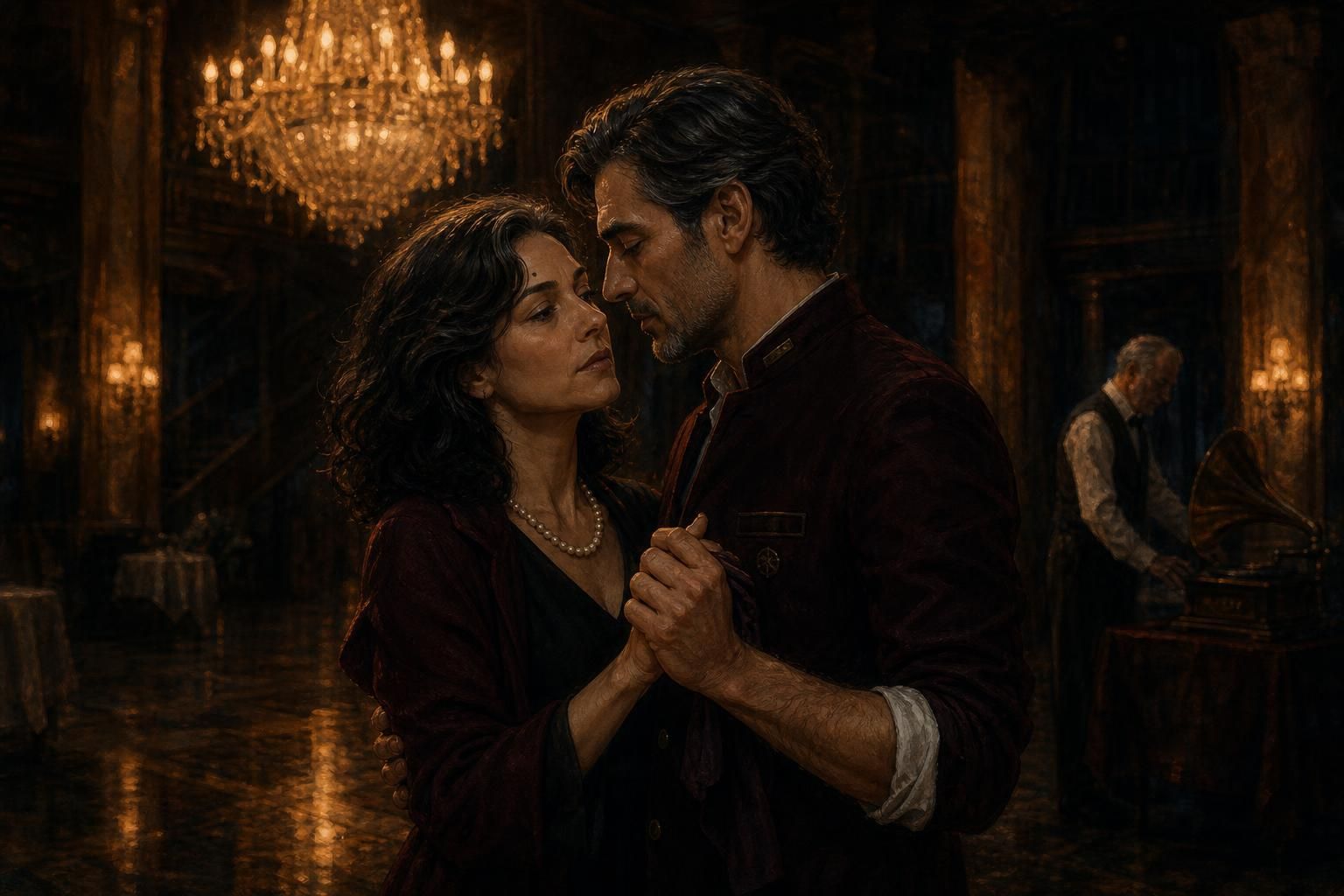 The Widow's Last Dance at the Hotel Belvedere part 2 illustration