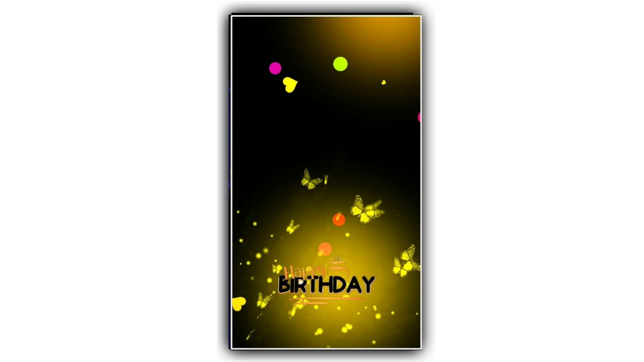 Happy Birthday Kinemaster Template Full Screen