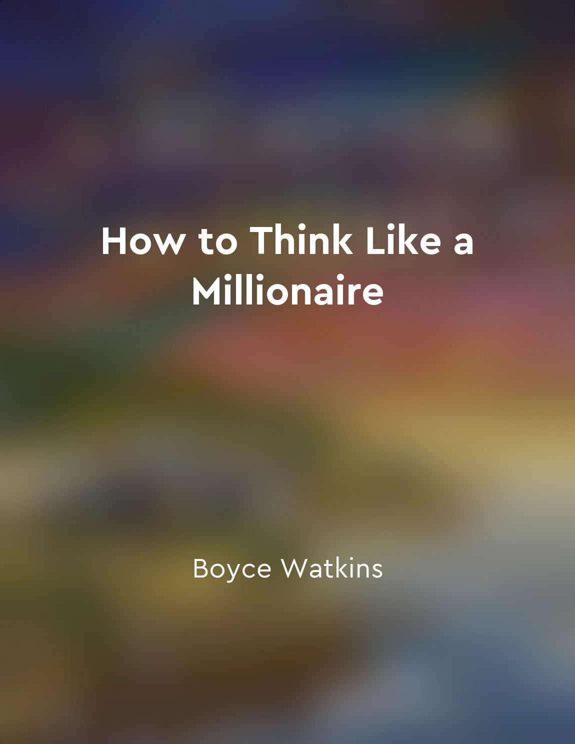 Success requires a millionaire mindset