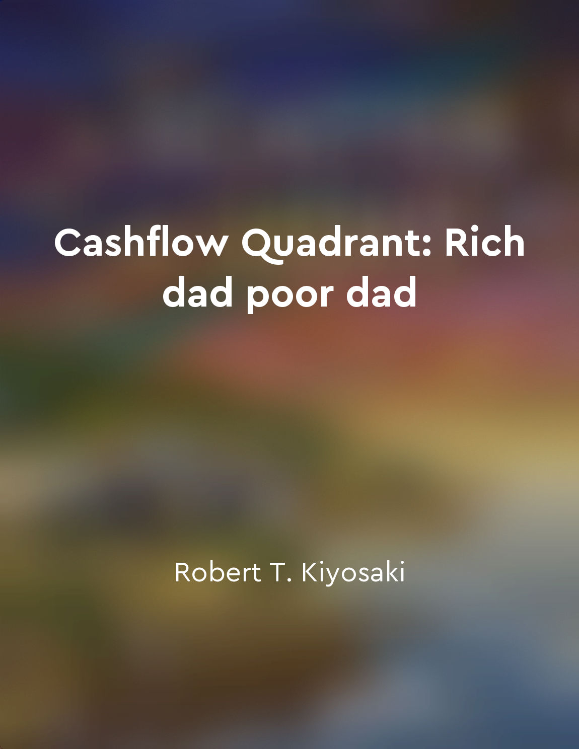 The Cashflow Quadrant separates people into four categories: E (Employee), S (SelfEmployed), B (Business Owner), and I (Investor)