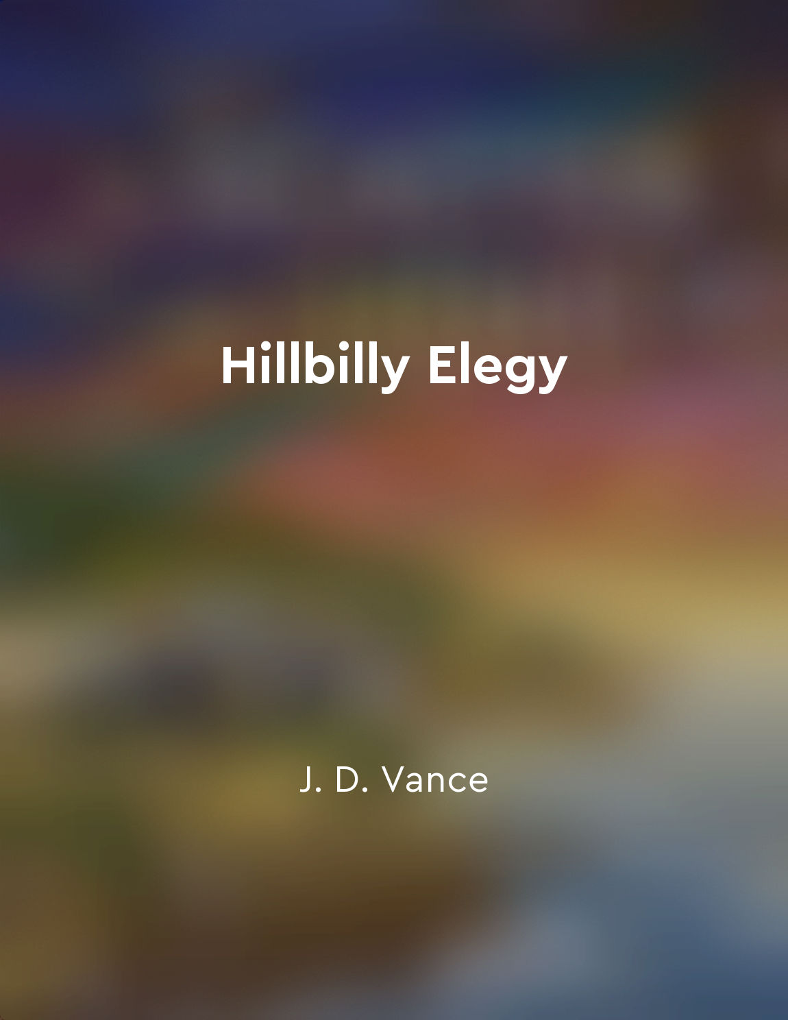 Hillbilly Elegy