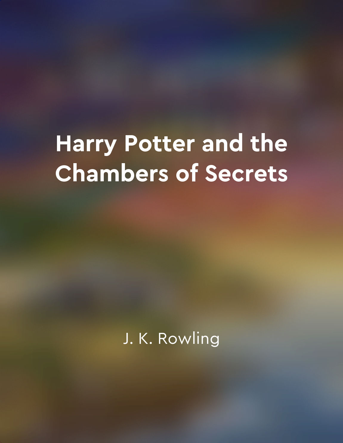 Harry Potter and the Chambers of Secrets