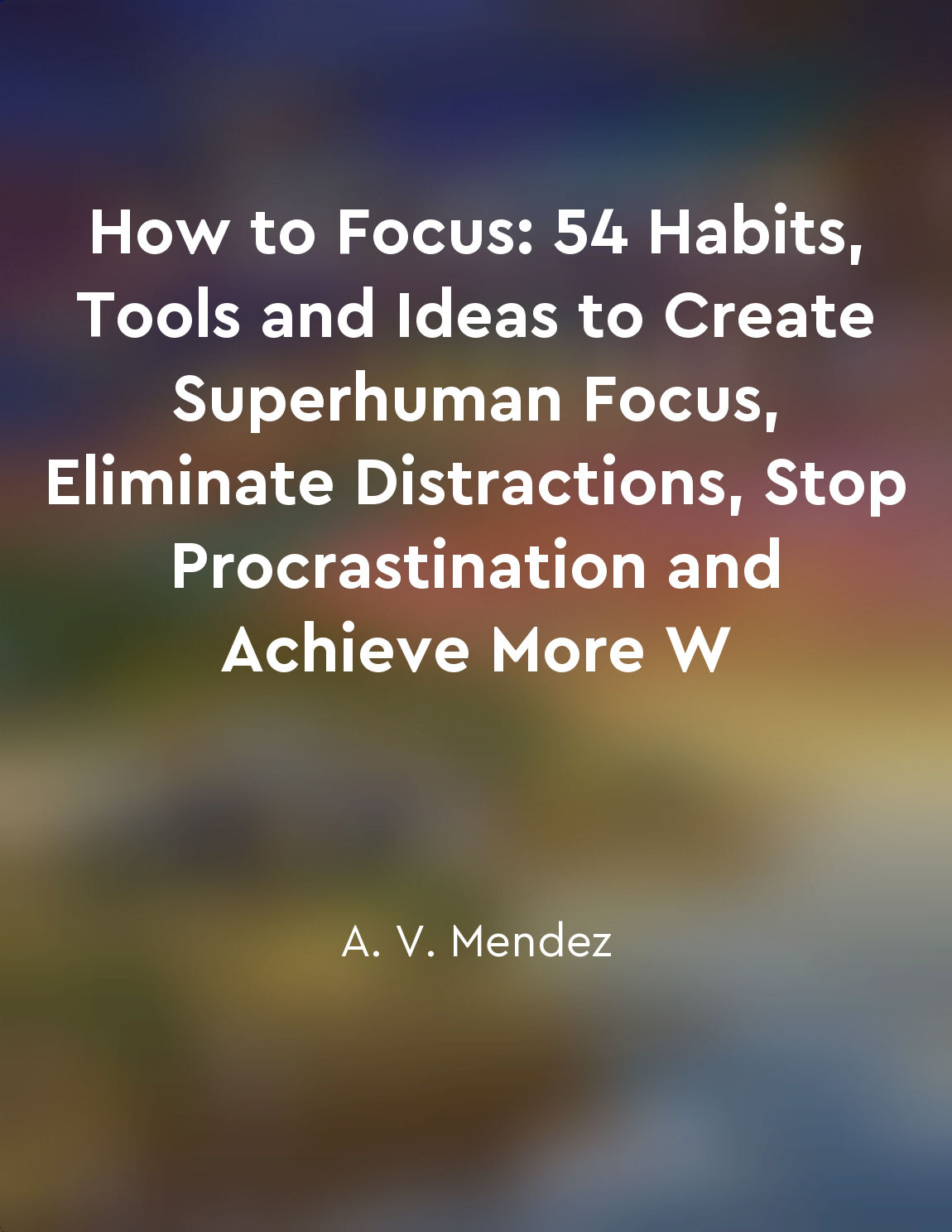 Learn to say no to distractions