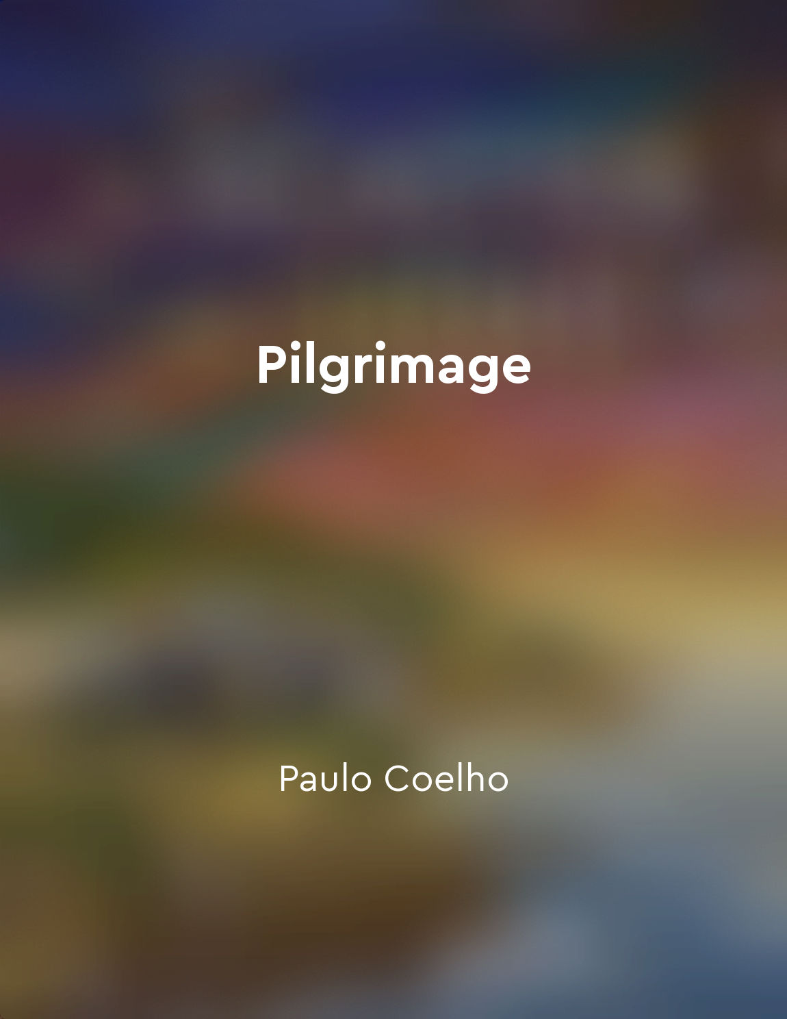 Pilgrimage is a journey of selfdiscovery