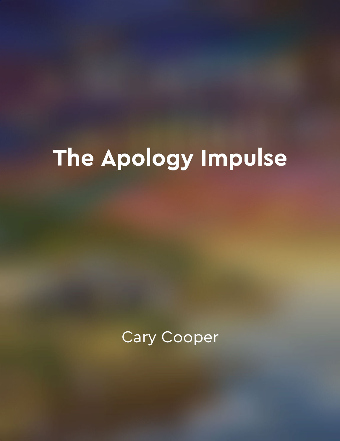 The impact of an apology can ripple beyond the immediate situation