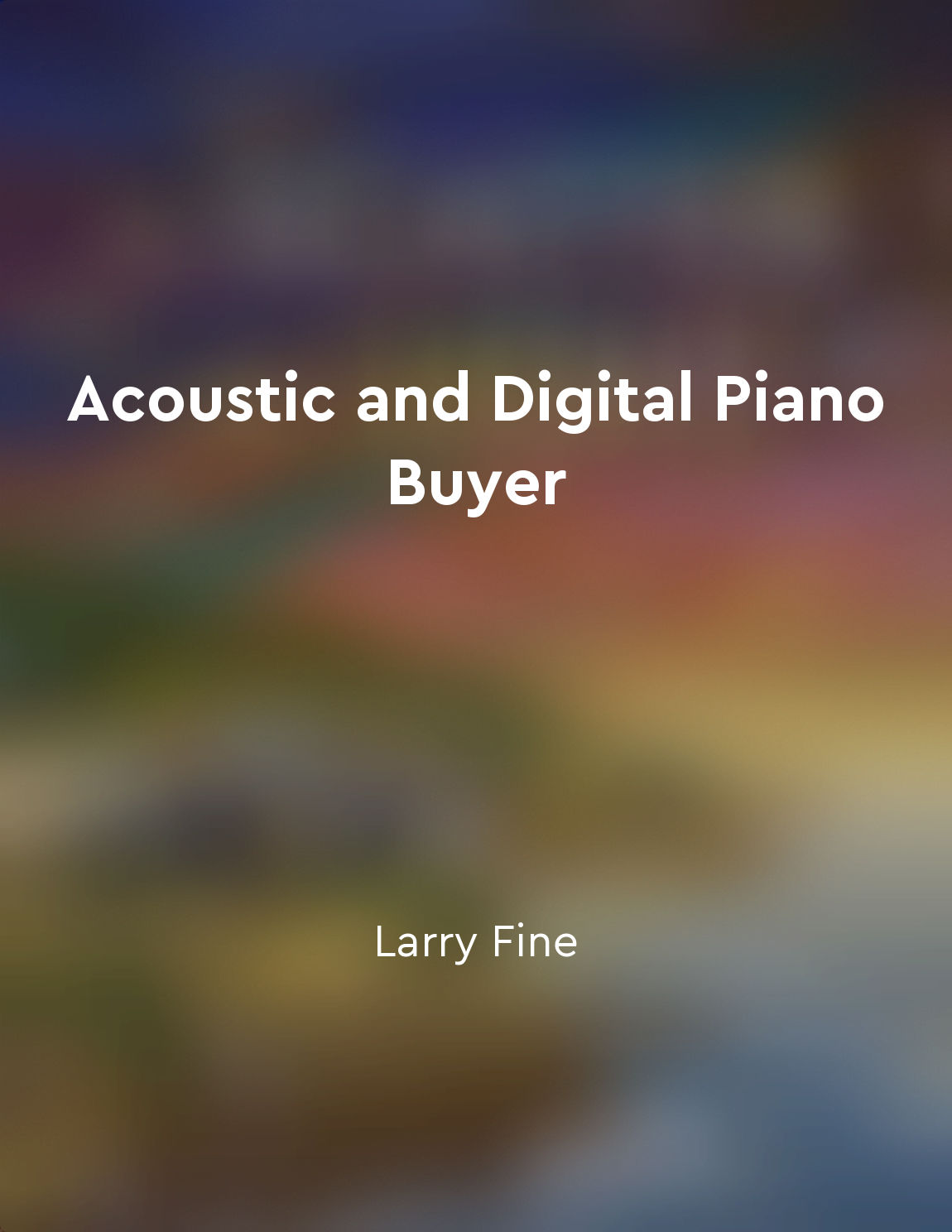 Acoustic pianos are traditional and mechanical