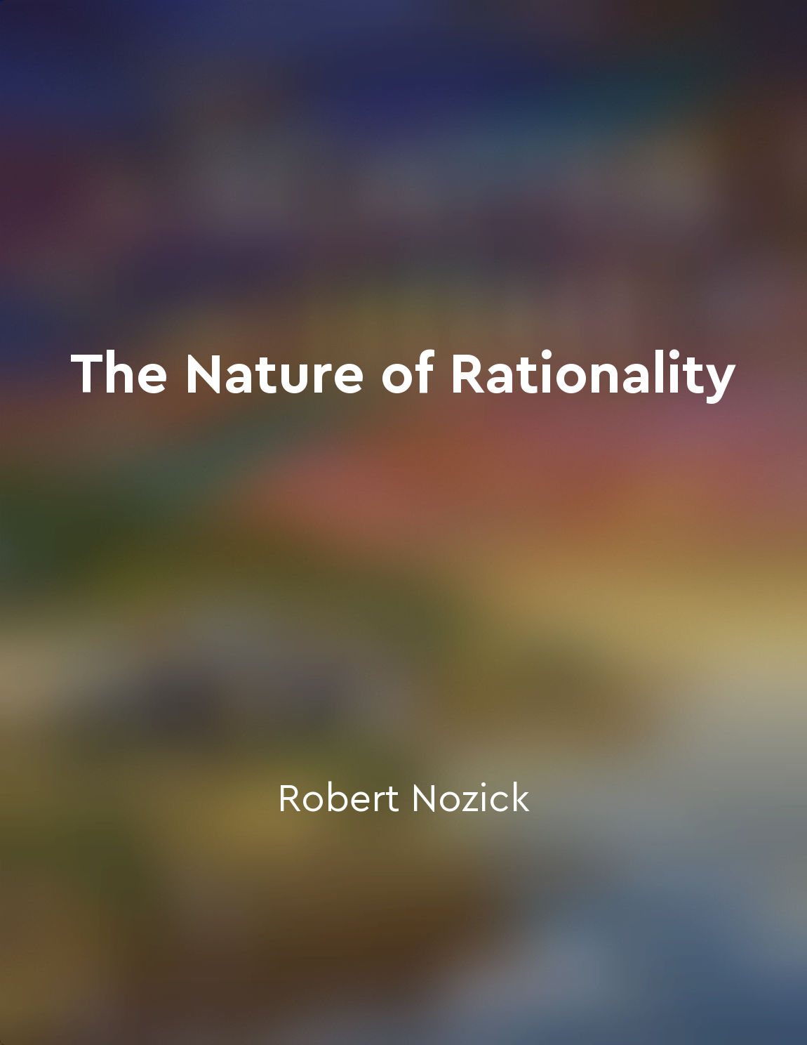 Rational individuals should strive for consistency in their decisionmaking