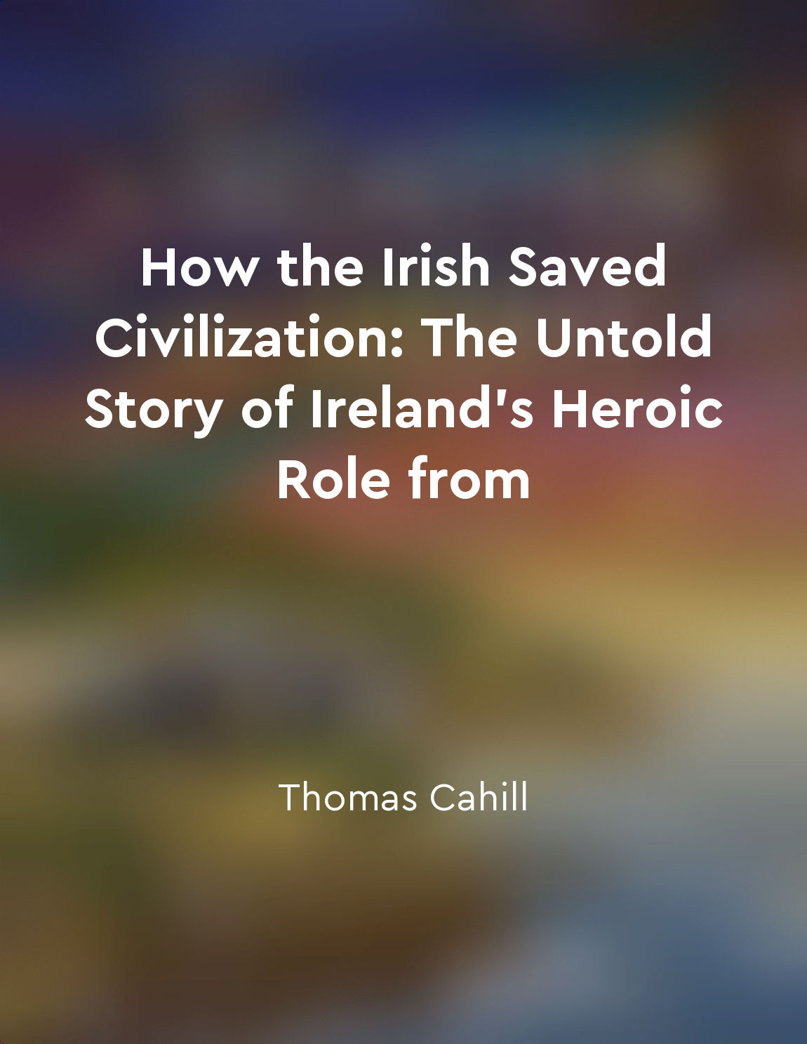 The Irish monks were instrumental in promoting literacy and education