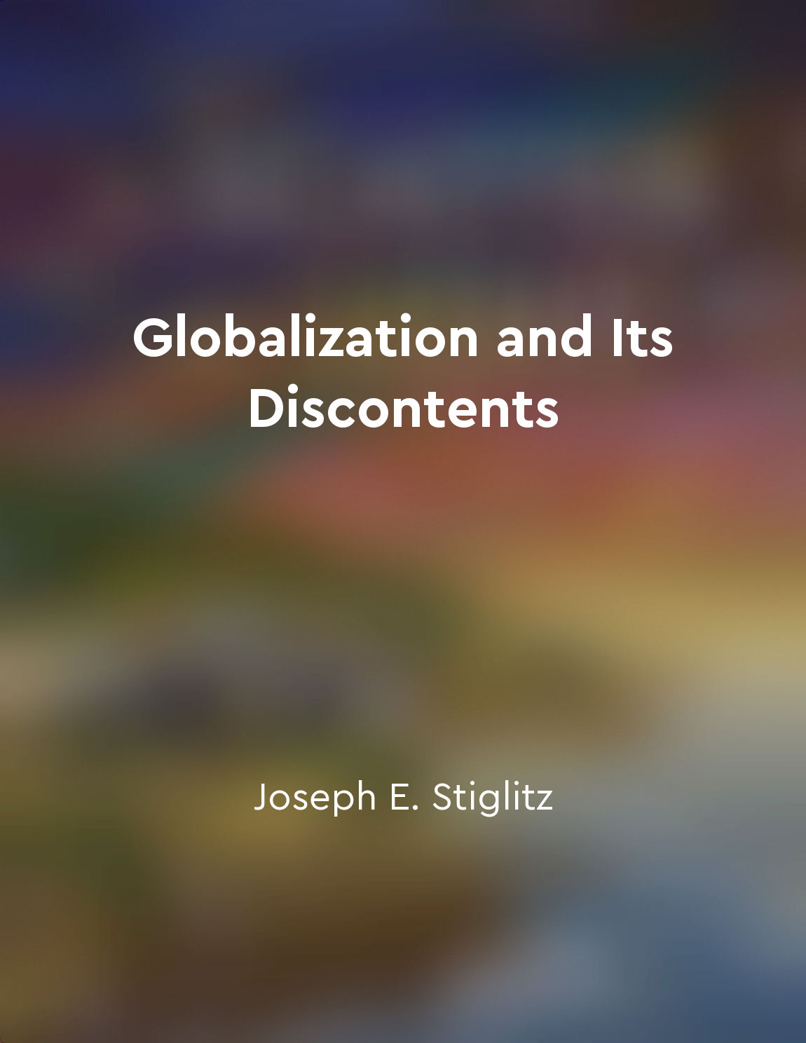 Globalization can have negative consequences for developing countries