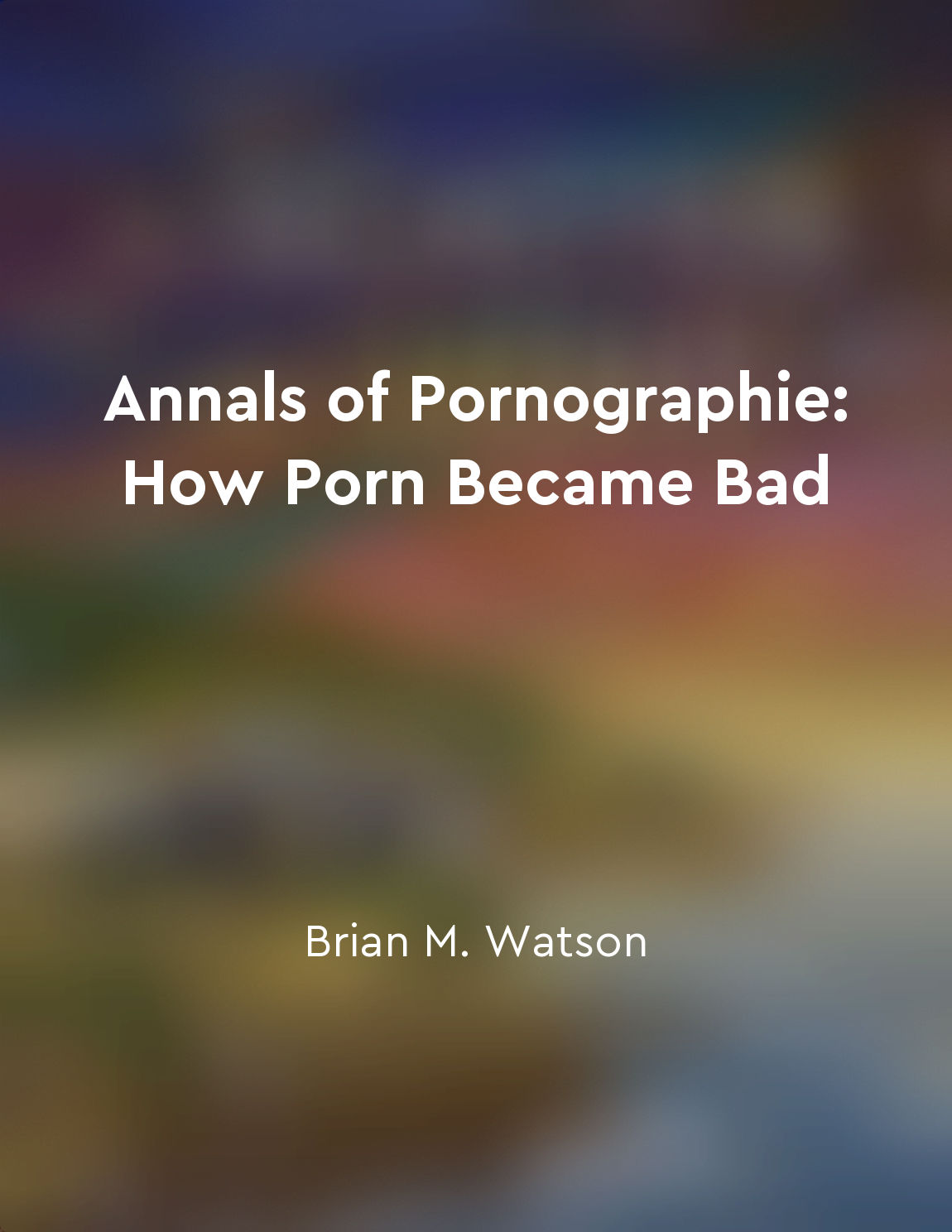 The proliferation of porn has negative consequences on society