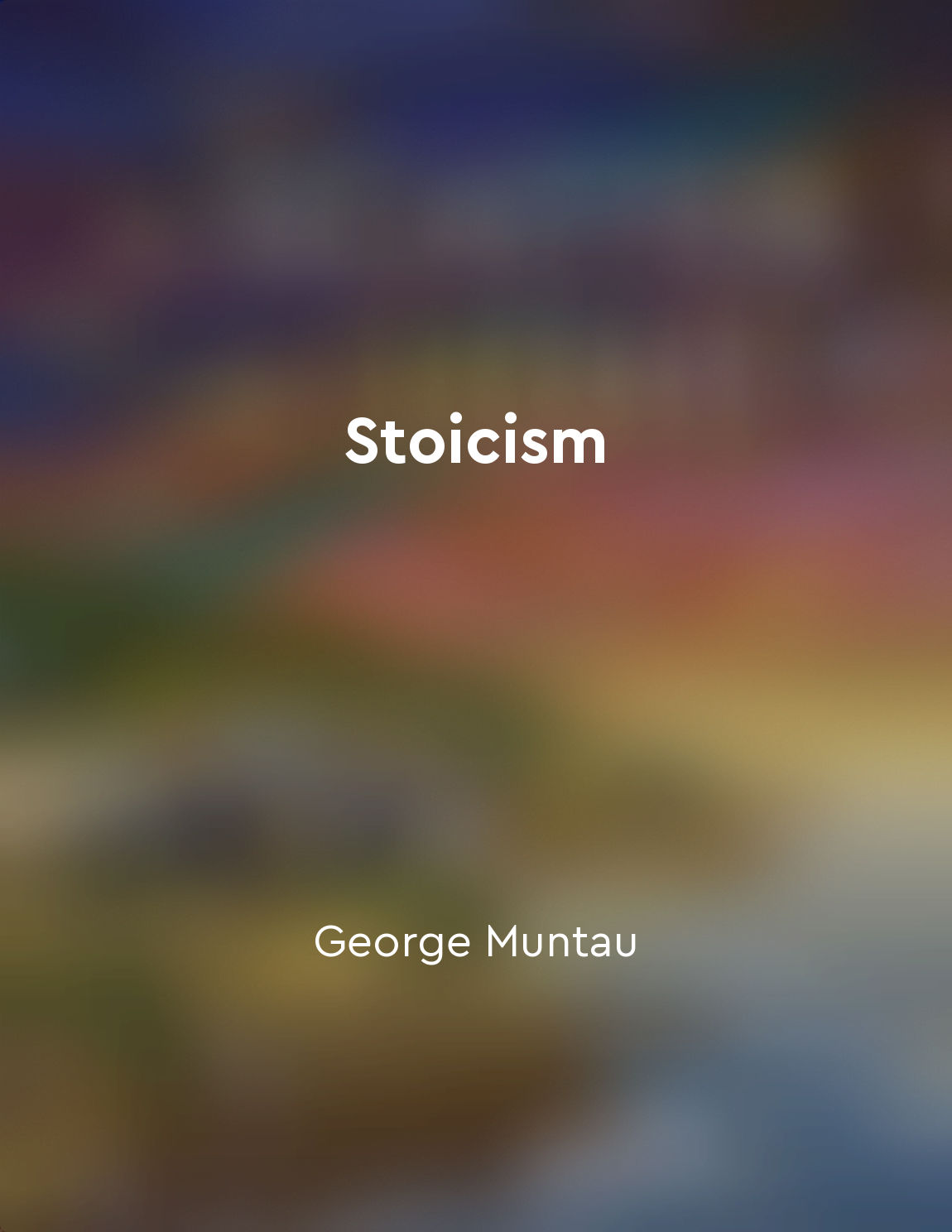 Stoicism teaches the importance of controlling one's reactions to external events