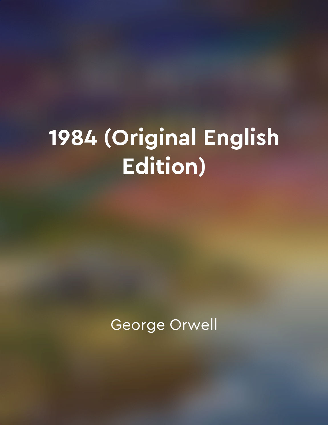1984 (Original English Edition)
