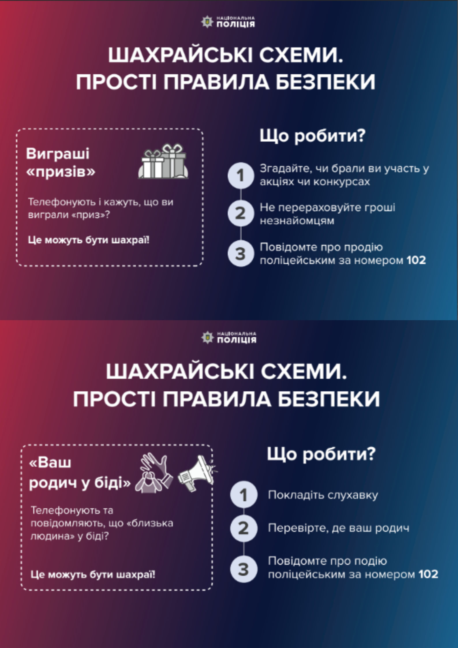 Документ - Шахрайські схеми. Прості правила безпеки