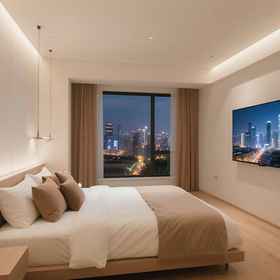 Hotel Main Pic 1 Aishang Light Luxury Apartment (Guangzhou Panyu Hanxi Changlong Metro Station Branch), Hotel Panyu Square