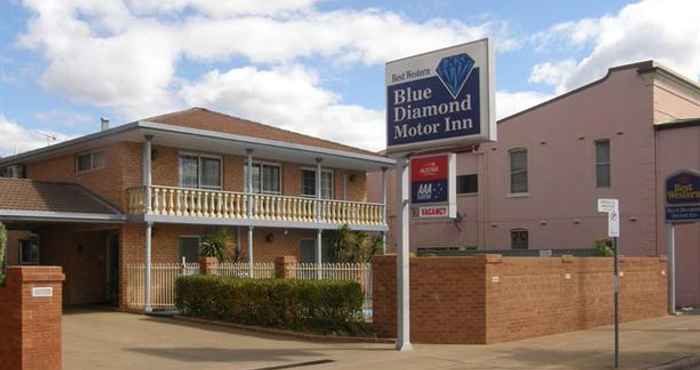 ภายนอกอาคาร Blue Diamond Motor Inn