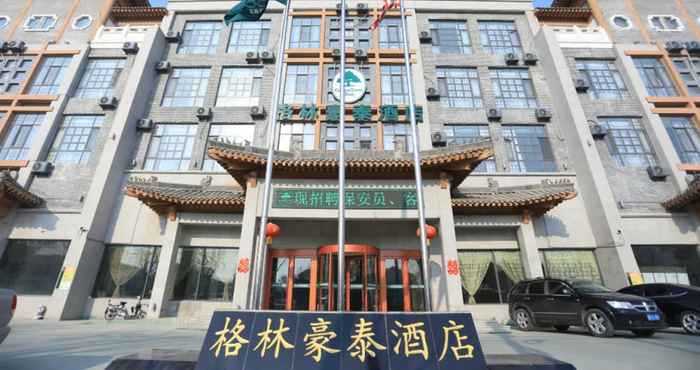 Bangunan Greentree Inn Yuncheng Ximen Street Songjiang Kung Fu School Business Hotel