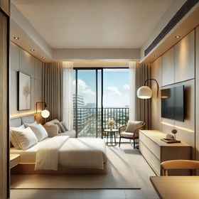 Hotel Main Pic 1 Mina Select Apartment (Poly Plaza Branch), Hengfeng (Hong Kong) Weaving Limited Company 酒店