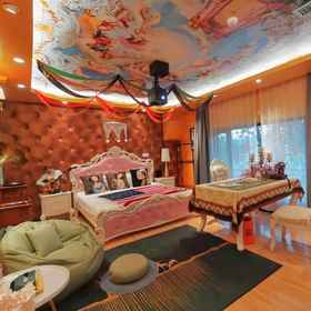 Hotel Main Pic 1 373 Private Custom Cinema Hotel (Beijing University of Technology Pingleyuan Subway Station Branch), Wanda Plz CBD Br. Ev Charging Stn. Hotels