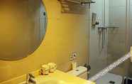 ห้องน้ำภายในห้อง 7 M·S美宿花俏的温泉酒店公寓(芜湖步行街店)