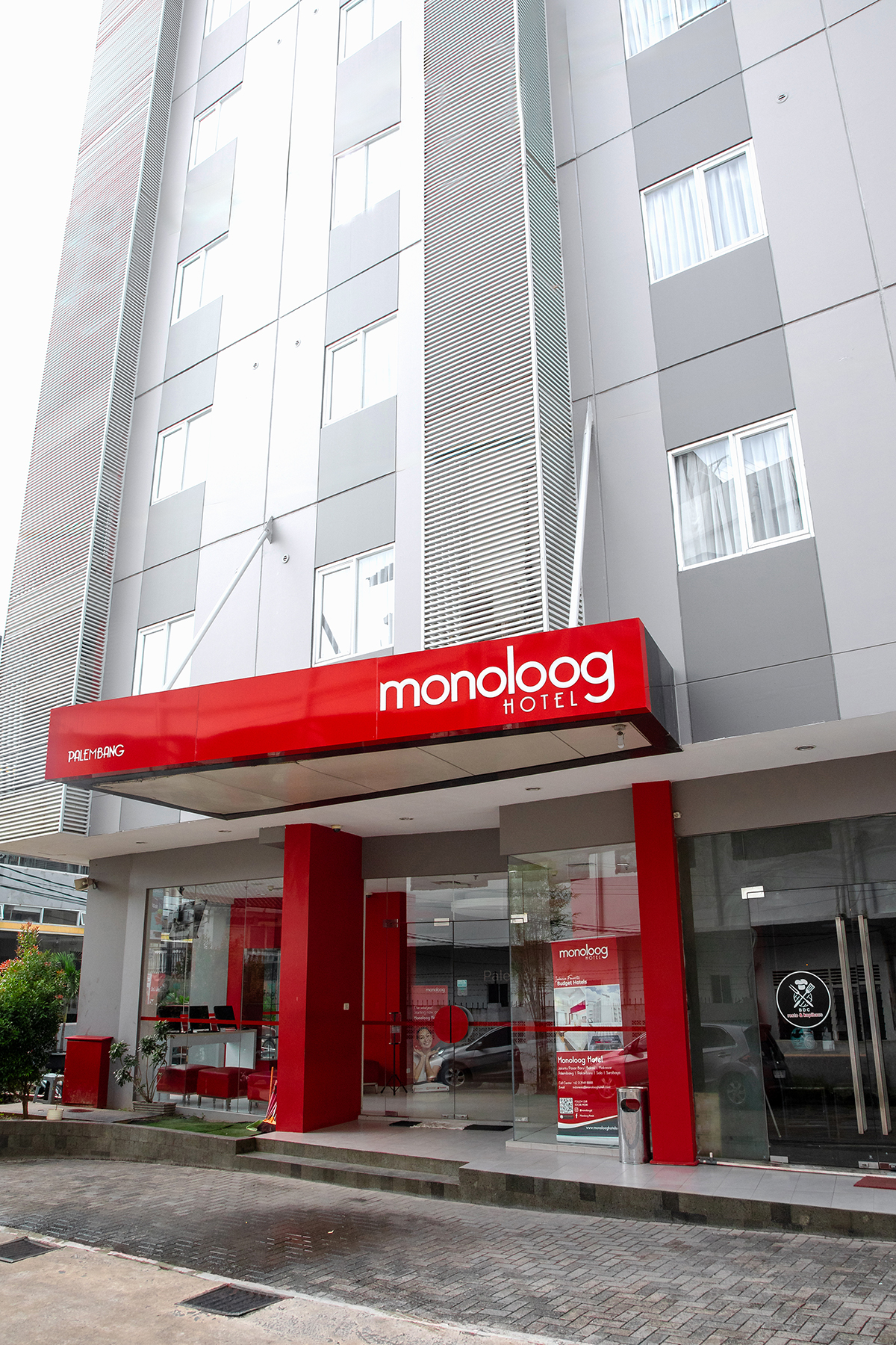 Bên ngoài 2 Monoloog Hotel Palembang