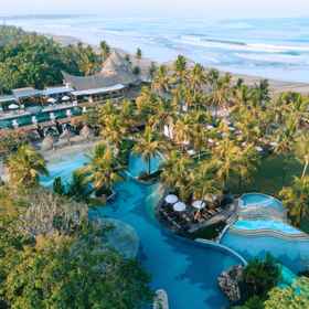 Exterior / Building 1 Bali Mandira Beach Resort & Spa, Joni Restaurant Hotels