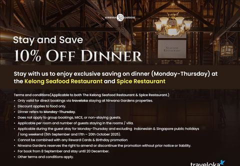 レストラン Banyu Biru Villa