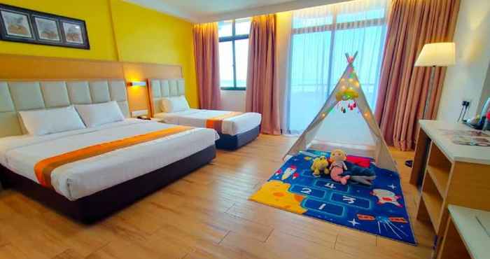 Bedroom Hotel Sentral Seaview Penang @ Beachfront