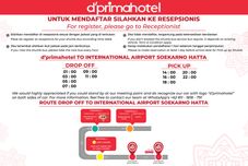 Accommodation Services d'primahotel Airport Jakarta
