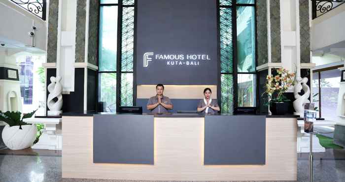 Sảnh chờ Famous Hotel Kuta