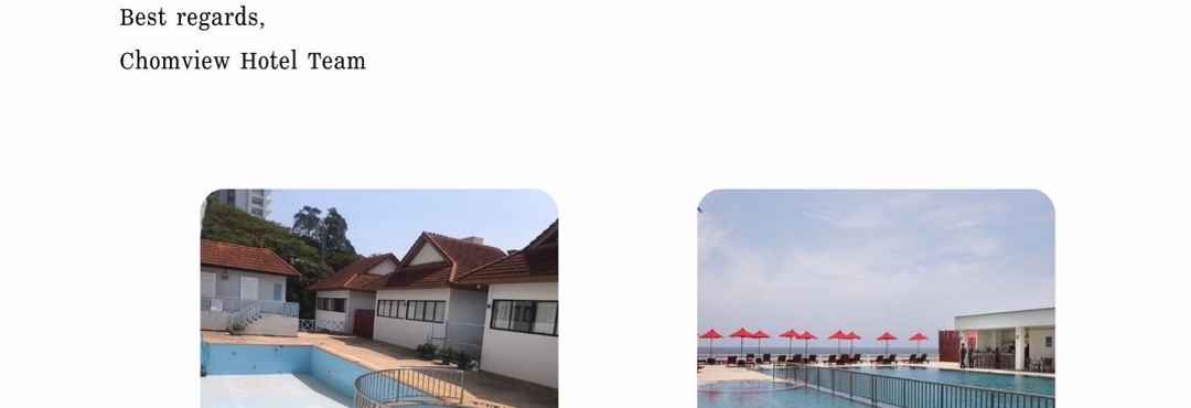 Kolam Renang Chom View Hotel