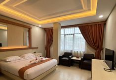 침실 5 Arinas Hotel